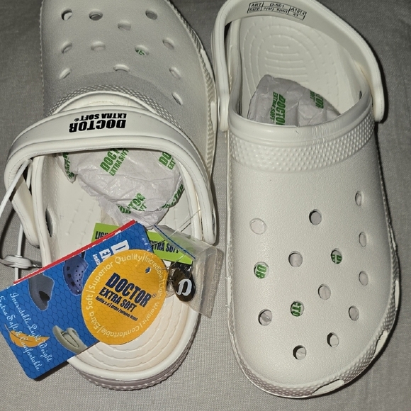 doctor extra soft Shoes - Doctor Extra Soft White Clogs